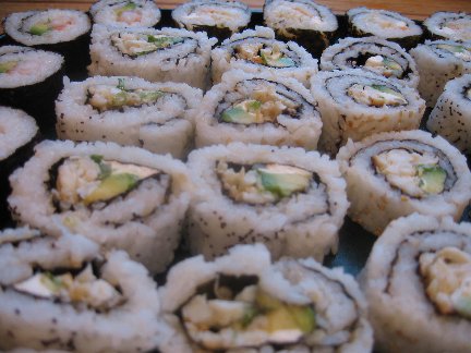 Recette maki sushi, California Rolls