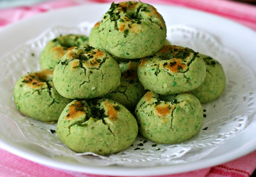 Cookies de Petits pois à l’Aonori