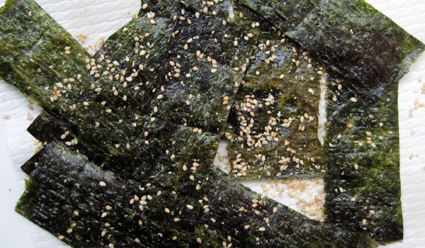 Le Nori : les feuilles d’algues séchées